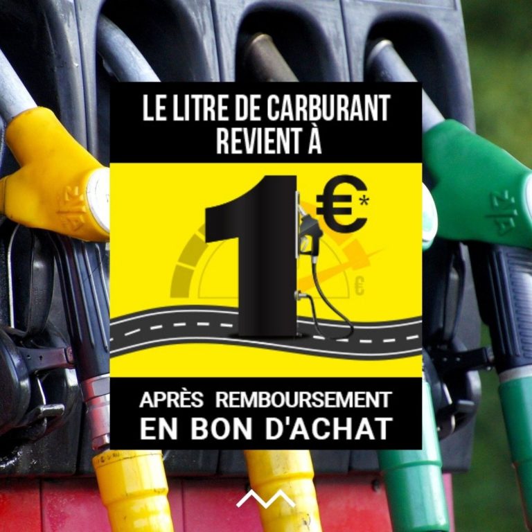 carburant à 1€ - Galerie Beaulieu Poitiers