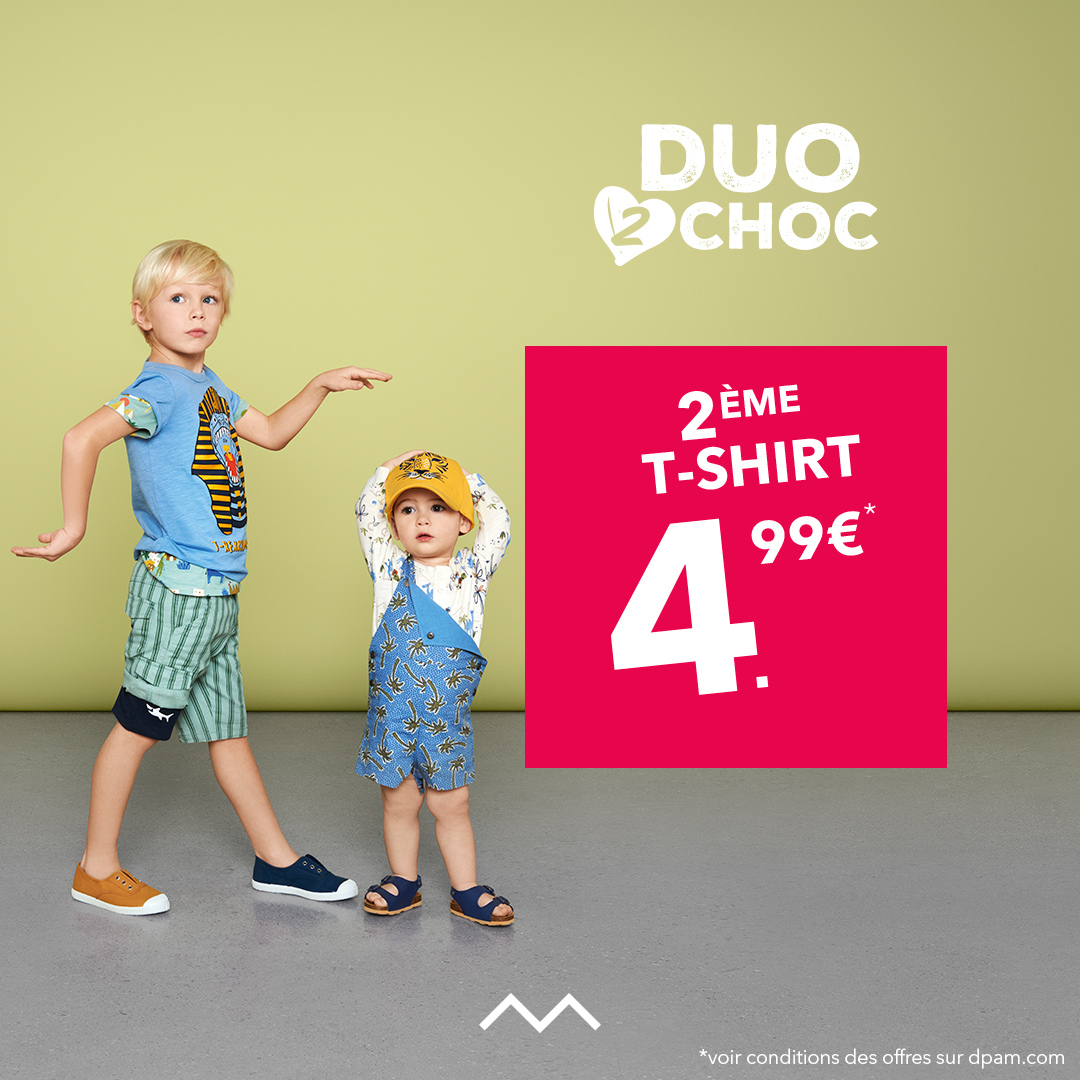 Duo 2 choc Dpam - Bon plan - Centre commercial Galerie Beaulieu Poitiers