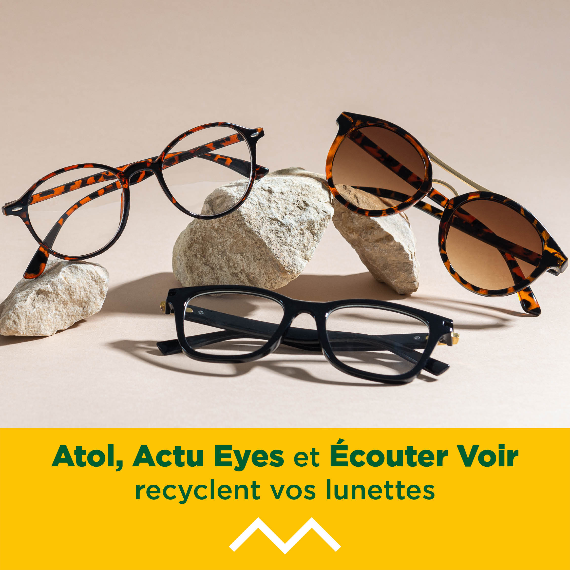 Recyclage des lunettes avec Galerie Beaulieu