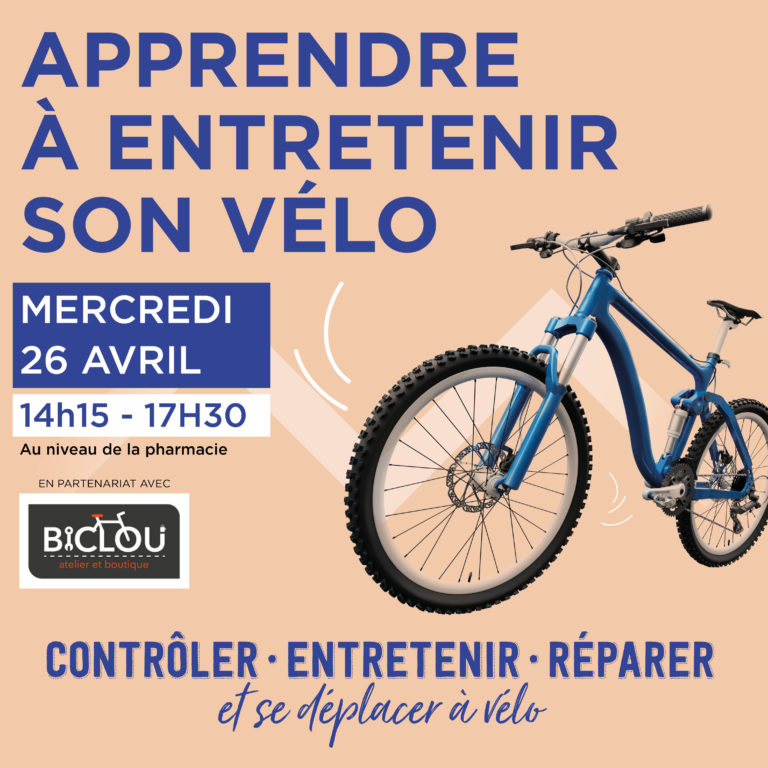 Apprendre à entretenir son vélo à la Galerie Beaulieu de Poitiers